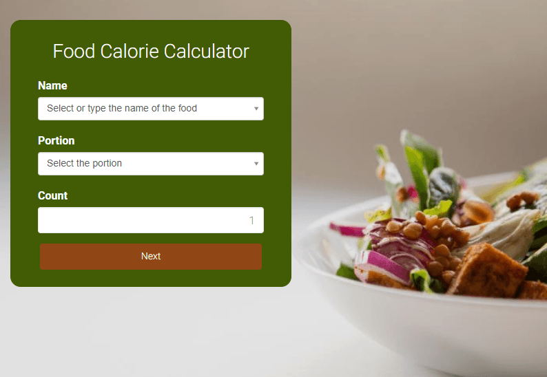 Food Calorie Calculator
