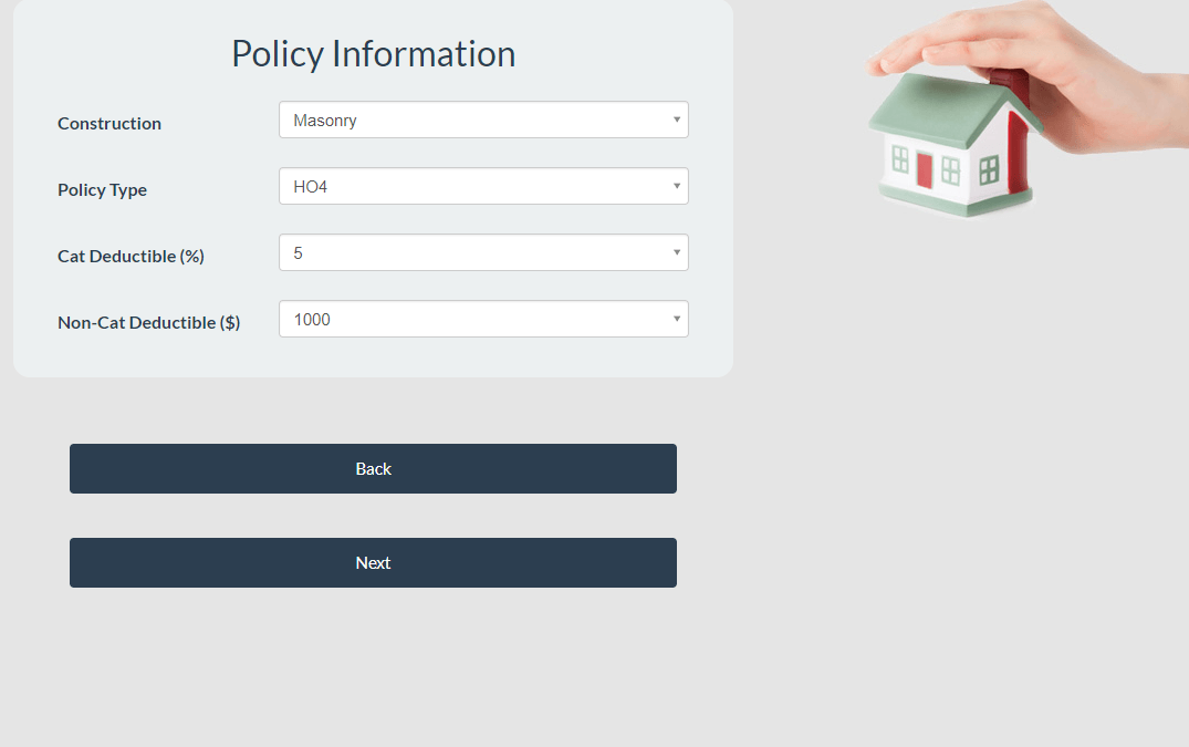 Homeowners Insurance Quoting Tool