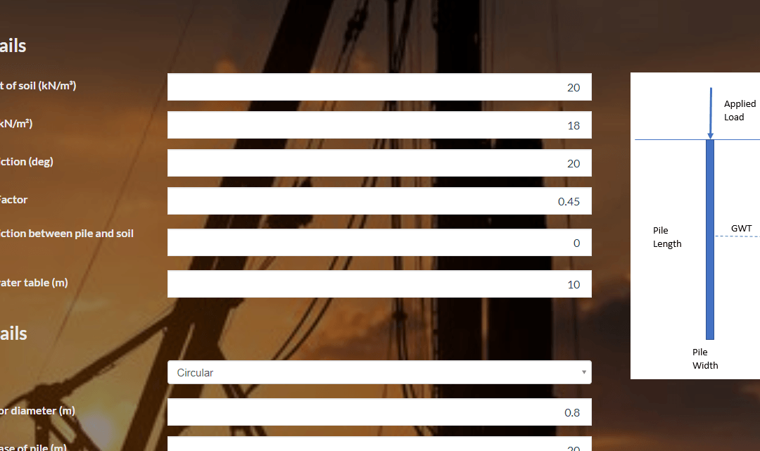 Pile Capacity Calculator